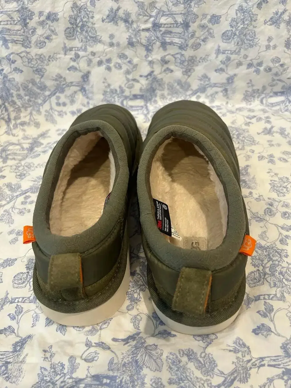 UGG Men's Tasman LTA Burnt Olive Puffer Slippers